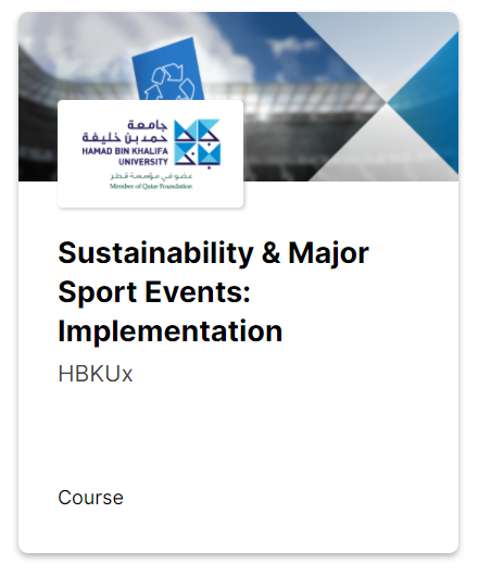 SUSTAINABILITY & MAJOR SPORTS EVENTS: IMPLEMENTATION