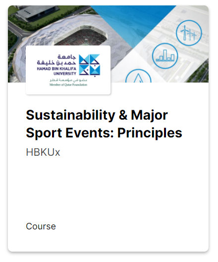 SUSTAINABILITY & MAJOR SPORTS EVENTS: PRINCIPLES