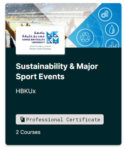 HBKU PROFESSIONAL CERTIFICATE SPORTS EVENT MANAGEMENT