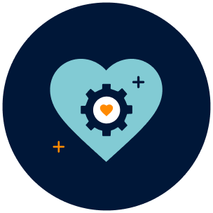 Values Icon symbolizing passion and perserverance
