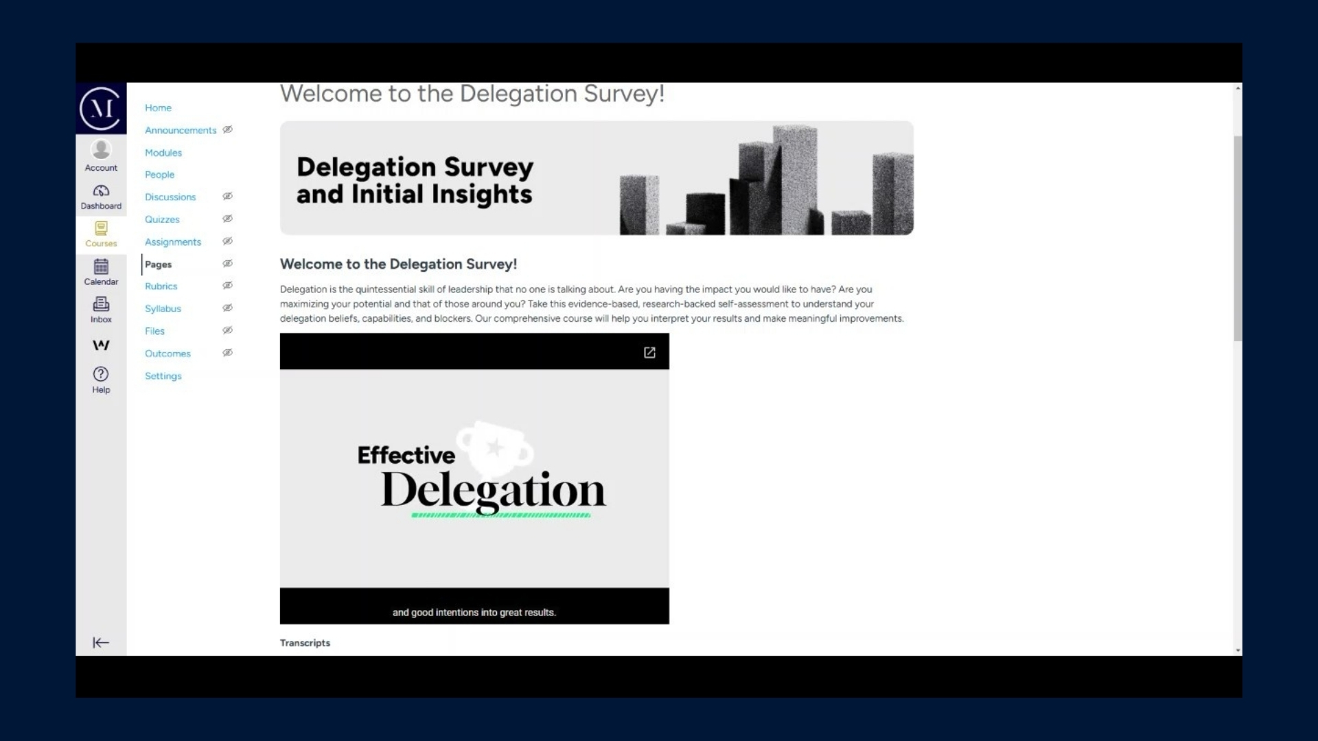 Athena Executive Training: Mastering Delegation Course Opening