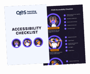 POUR Accessibility Checklist - Online Education Services (OES)