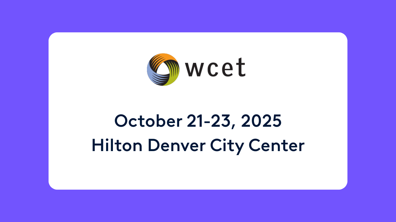WCET, October 21-23, 2025, Hilton Denver City Center